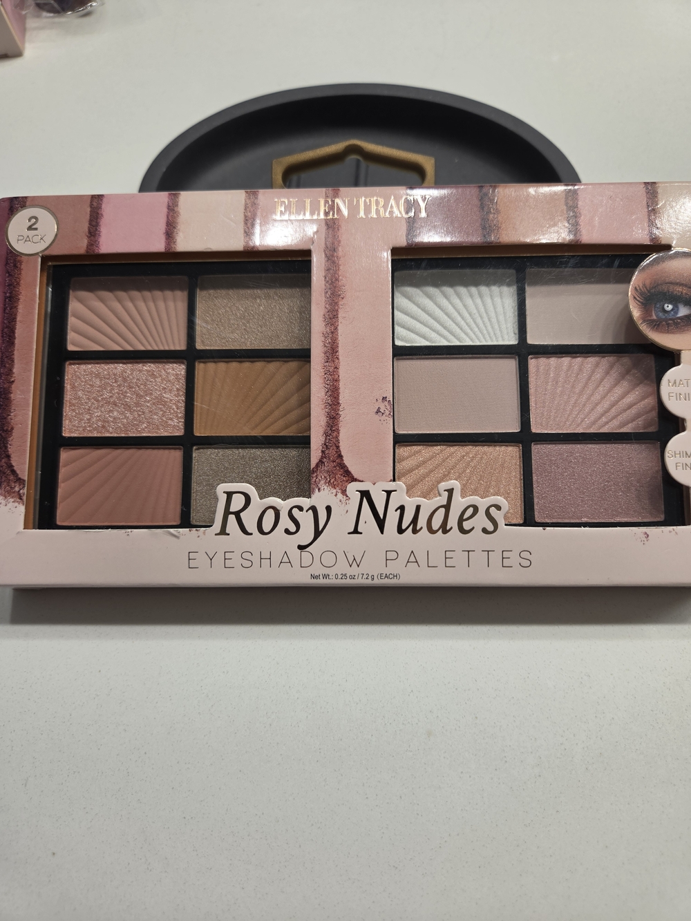 Ellen Tracy Rosy Nudes Eyeshadow Palettes - Pink Nude Shades